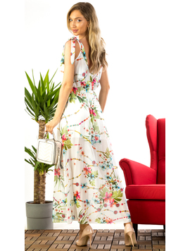 Rochie Dama Voal Kassie Alb